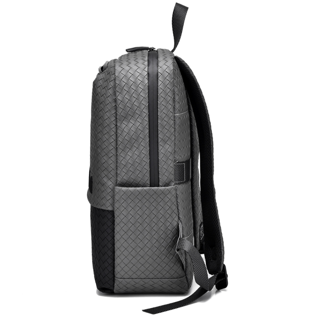 ELOAL Stylish Large Capacity PU Leather Backpack for Everyday Use