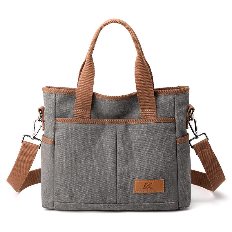 ELOAL Stylish Canvas Messenger Bag for Women