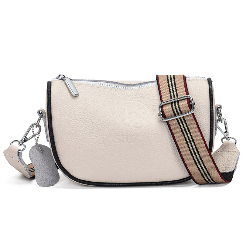 ELOAL Stylish Wide Strap Saddle Crossbody Bag
