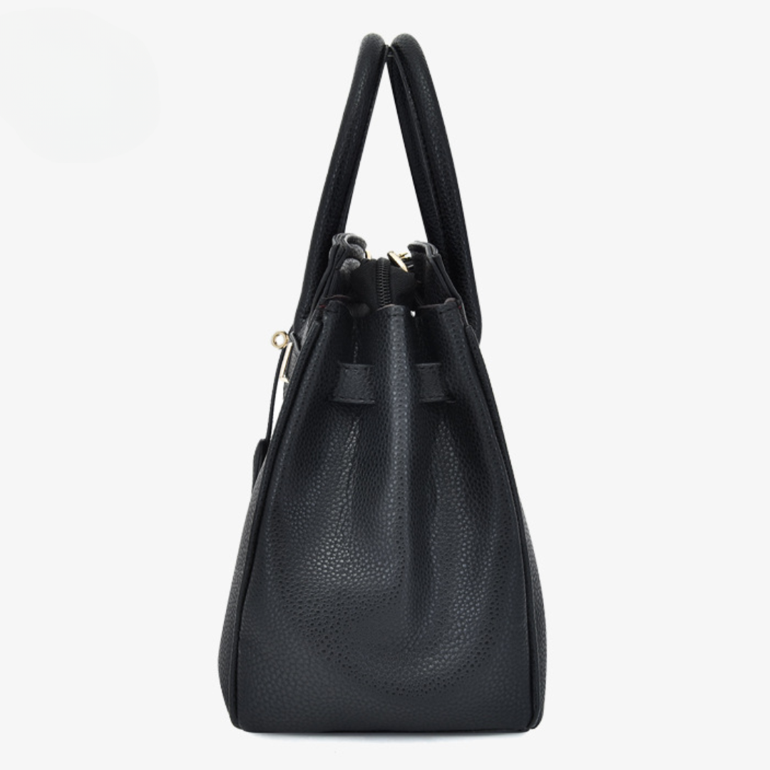 ELOAL Stylish Solid Color Shoulder Handbag Fashion Accessory