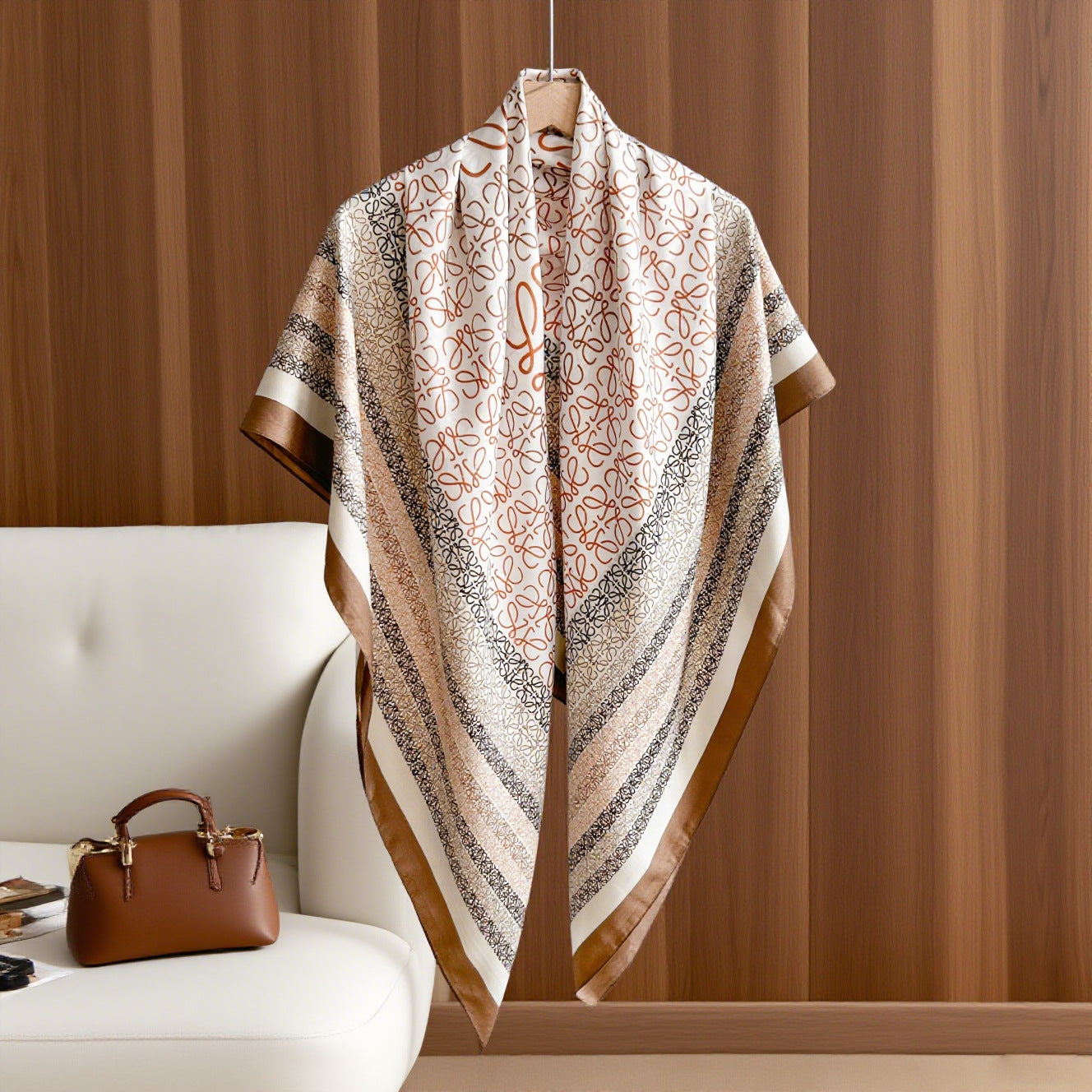 ELOAL Stylish Women's Large Square Scarf for Fashionable Looks