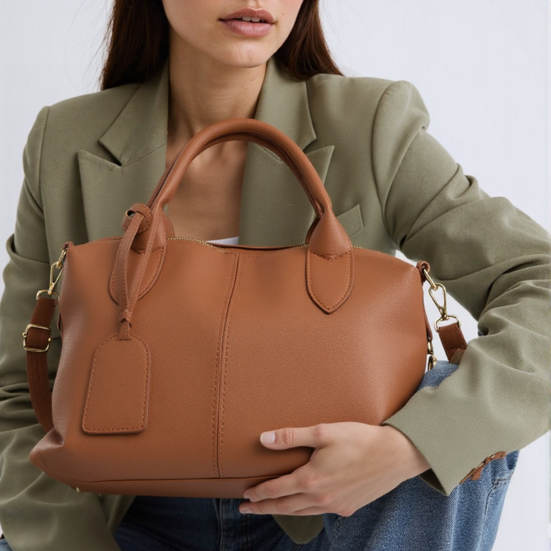 ELOAL Stylish Textured Handbag for Women - Everyday Fashion Accessory