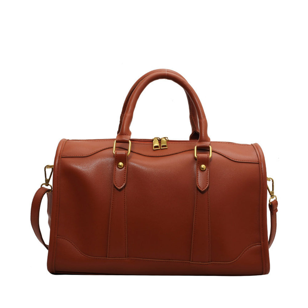 ELOAL Stylish Solid Color Duffle Shoulder Bag