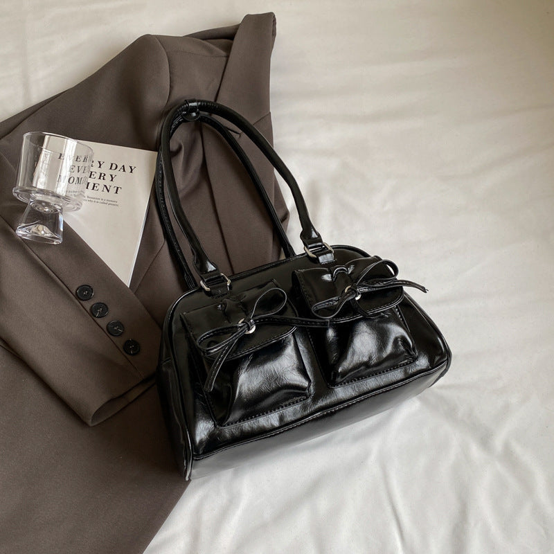 ELOAL Stylish Ballet Bow Shoulder Bag for Trendy Fashion Lovers