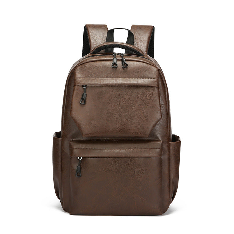 ELOAL Stylish PU Leather Men's Fashion Backpack