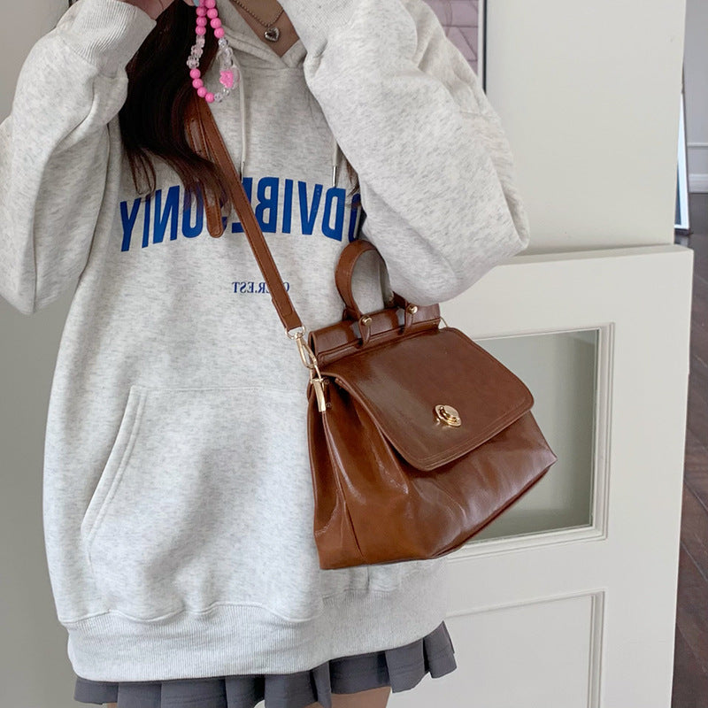 ELOAL Stylish Large Capacity Retro Handbag for Women