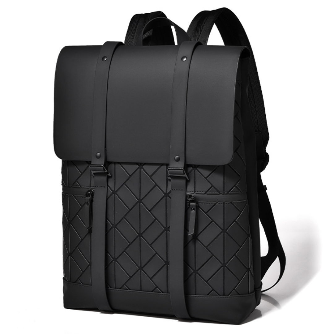 ELOAL Stylish Travel Commuter Laptop Backpack Rhombus Design