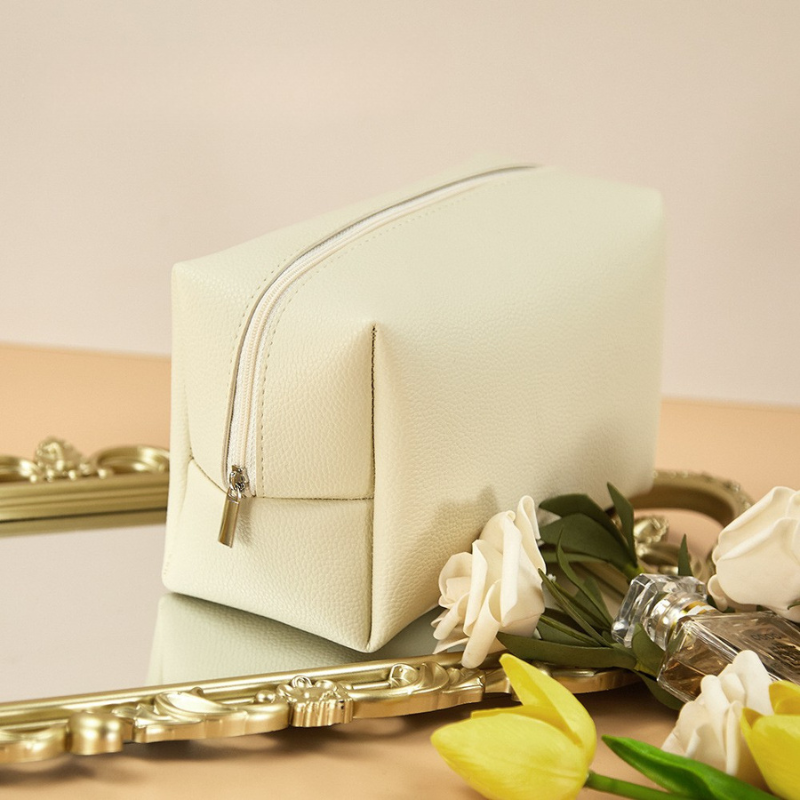 ELOAL Stylish Compact Luxury Cosmetic Bag for Travel and Organization