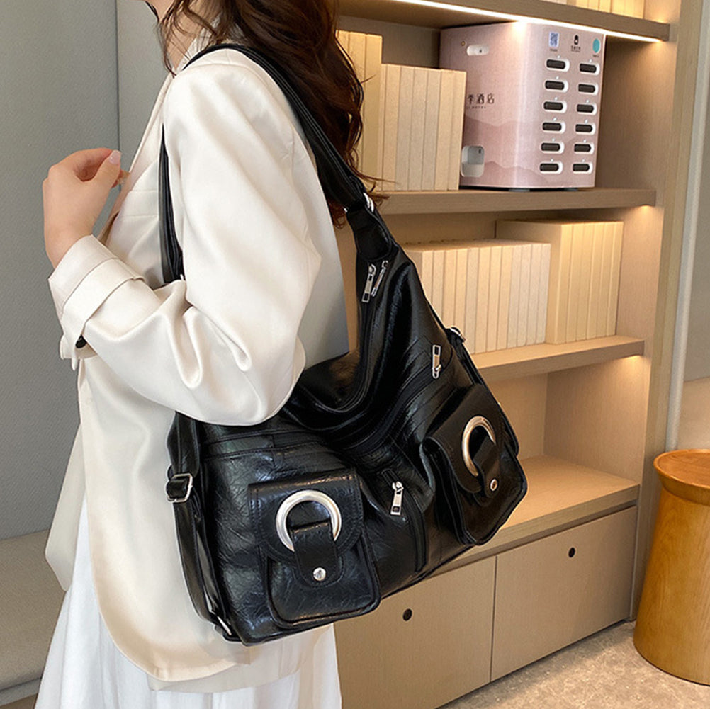 ELOAL Stylish Pocket Tote Bag for Everyday Use