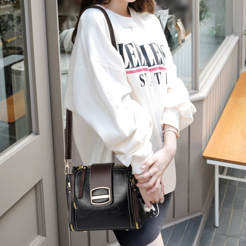 ELOAL Stylish Bucket Shoulder Bag for Trendy Fashion Lovers