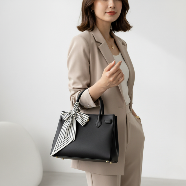 ELOAL Stylish Ribbon Bag Scarf for Fashionable Accessories