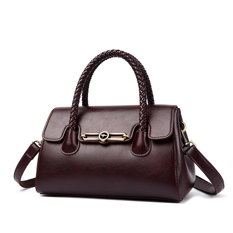 ELOAL Elegant Retro Women's Handbag - Stylish Large Capacity Tote