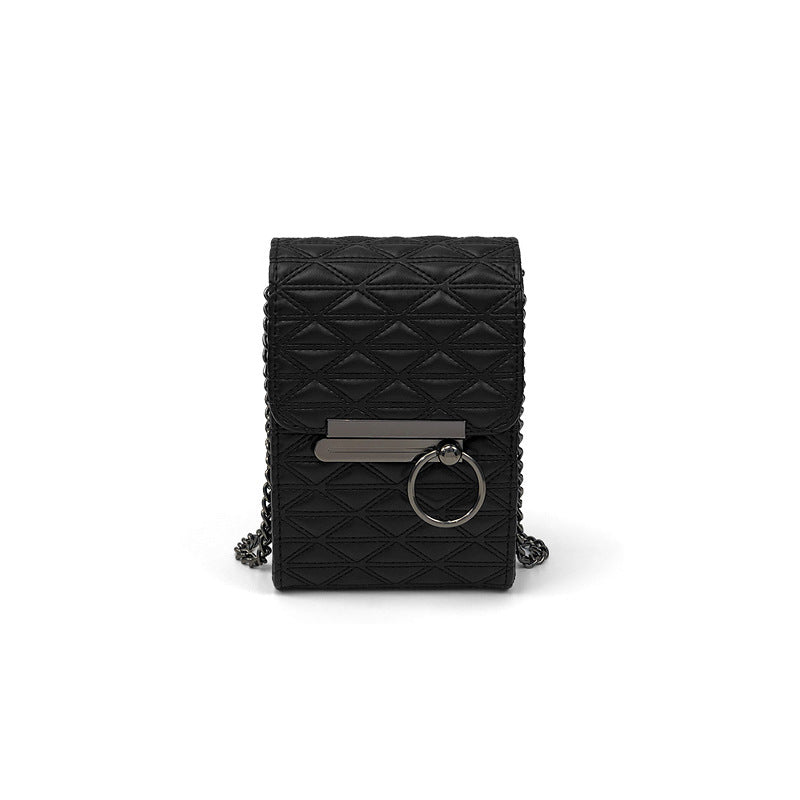 ELOAL Stylish Chain Mini Crossbody Mobile Phone Bag