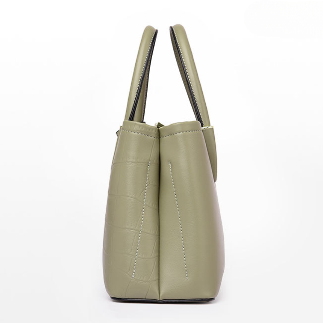 ELOAL Stylish Crocodile Pattern Handbag for Ladies