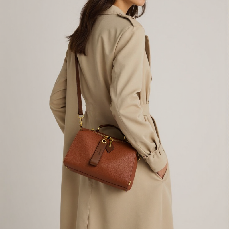 ELOAL Stylish Retro Handbag for Women - Fashionable PU Leather Design