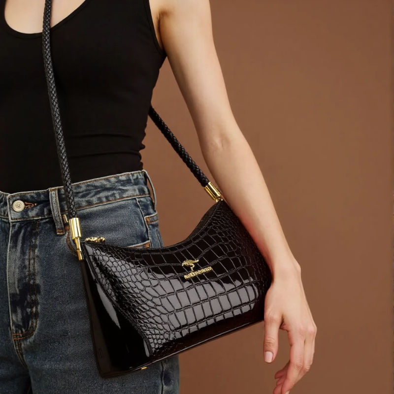 ELOAL Stylish Embossed Shoulder Bag for Fashionable Looks