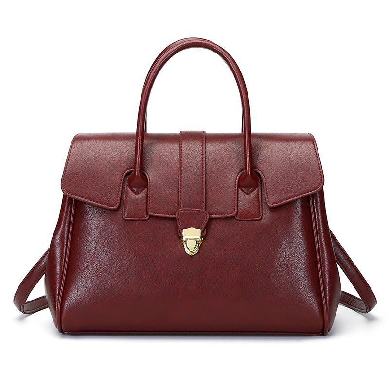 ELOAL Stylish Retro Leather Handbag for Everyday Use