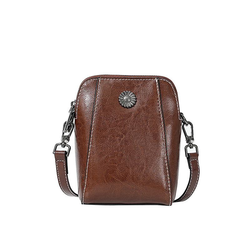 ELOAL Stylish Women's Mini Crossbody Bag - Customizable Leather Design