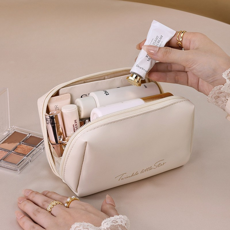 ELOAL Stylish Portable Vanity Bag for Travel and Organization