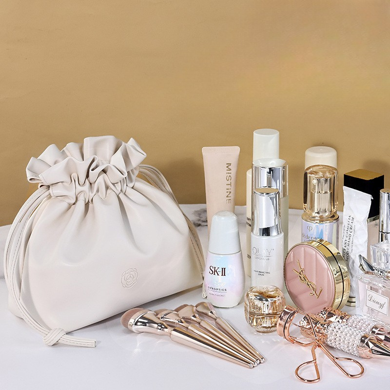 ELOAL Stylish Flexible Vanity Cosmetic Bag for Travel and Organization