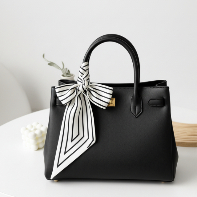 ELOAL Stylish Ribbon Bag Scarf for Fashionable Accessories