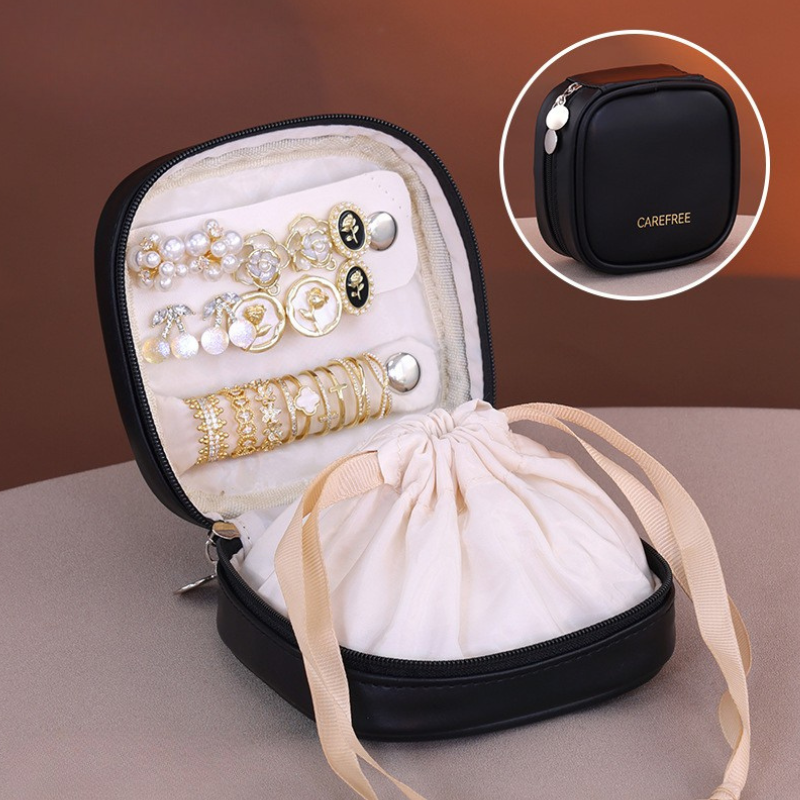 ELOAL Stylish Portable Mini Cosmetic Bag for Beauty Essentials