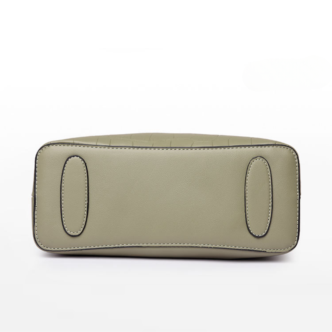 ELOAL Stylish Crocodile Pattern Handbag for Ladies