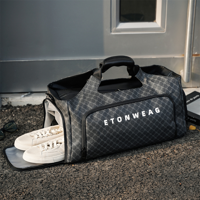 ELOAL Stylish Gym Duffle Bag with Shoe Compartment
