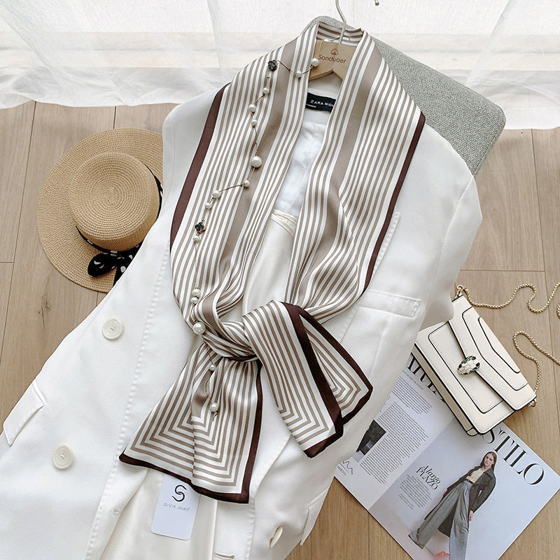 ELOAL Stylish Zebra Print Scarf for Fashionable Looks