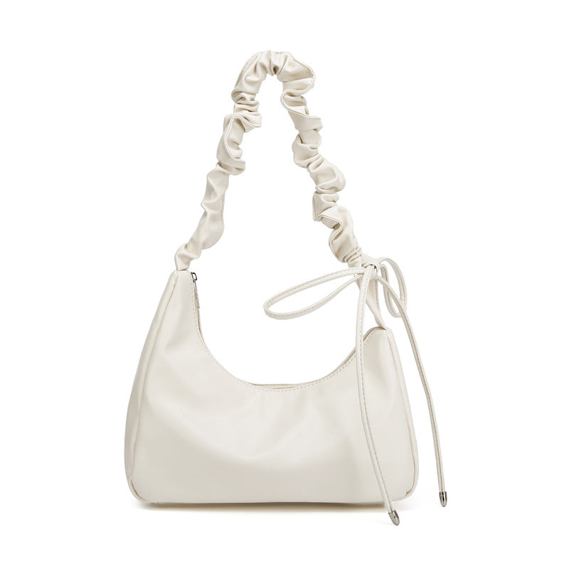 ELOAL Stylish Retro Pleated Shoulder Bag for Everyday Use