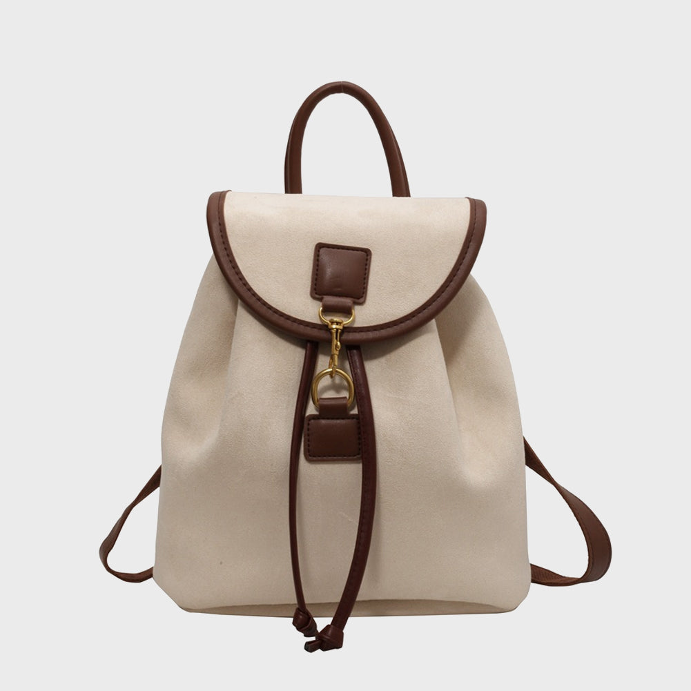 ELOAL Stylish Flap Drawstring Backpack for Trendy Everyday Use