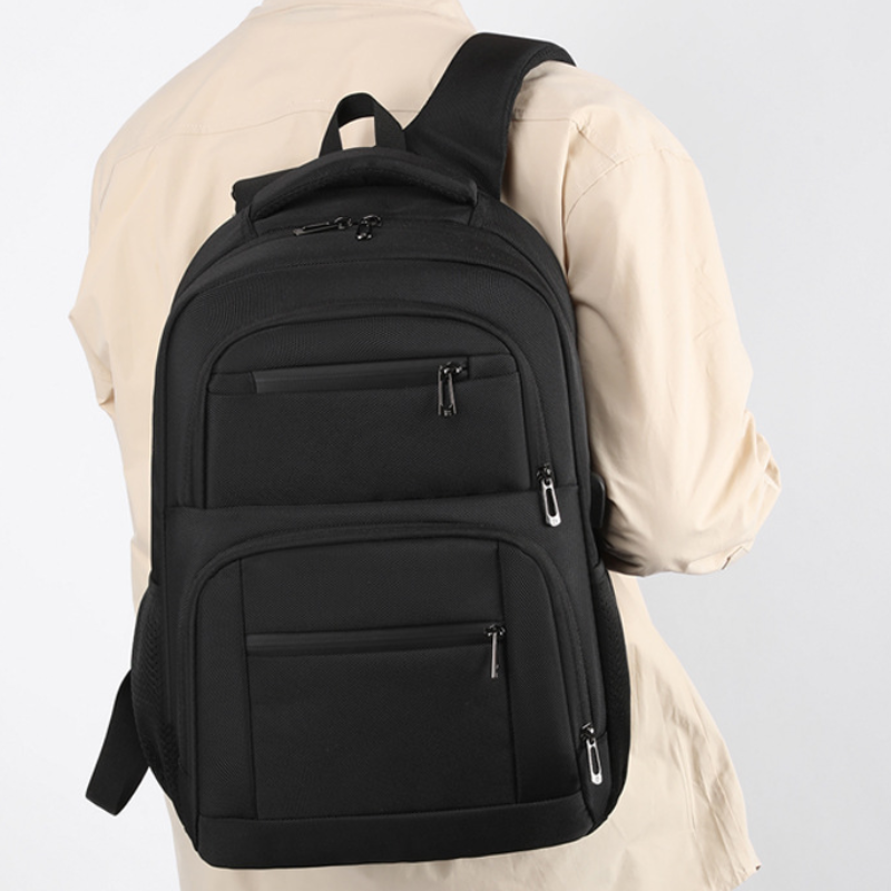 ELOAL Stylish USB Charging Backpack with Multiple Compartments