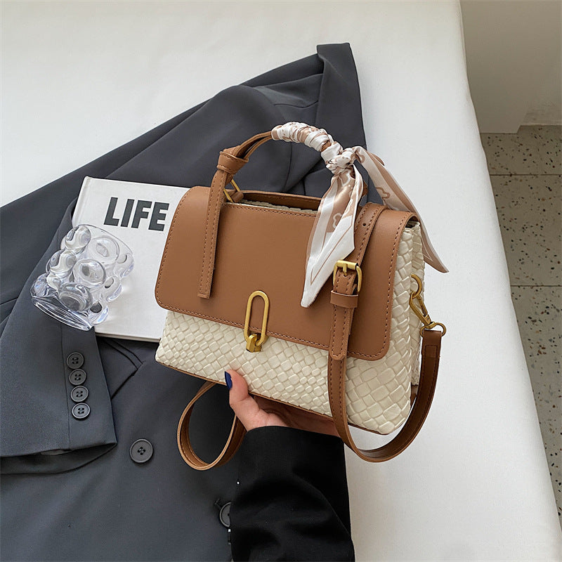 ELOAL Stylish Small Square Commuting Shoulder Bag
