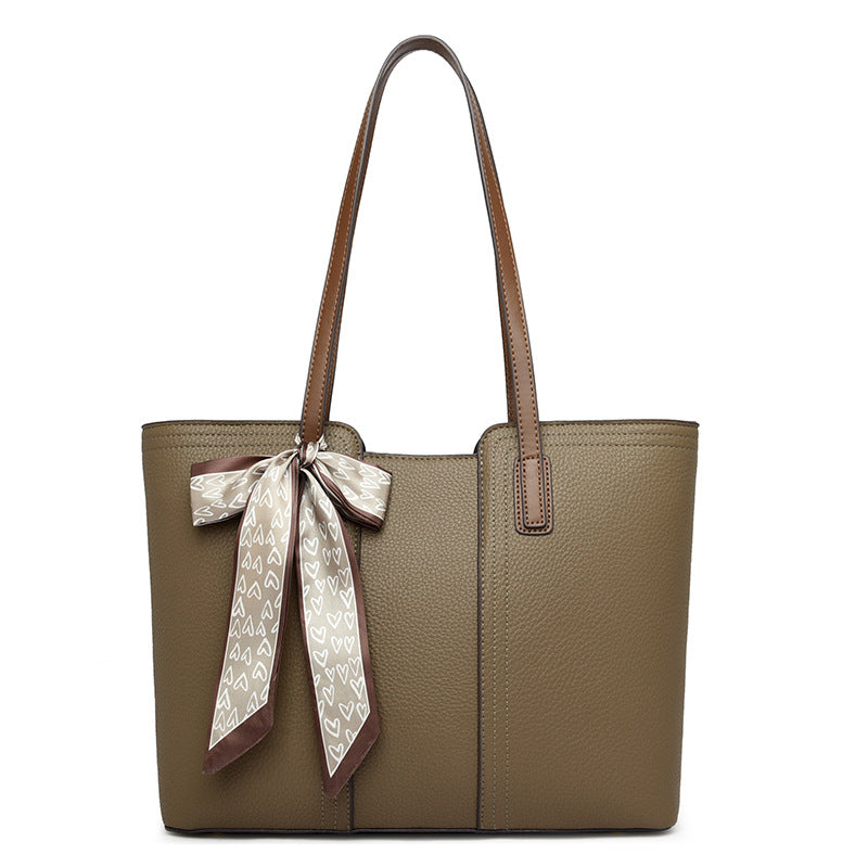 ELOAL Stylish Textured Spring Large Shoulder Tote Bag