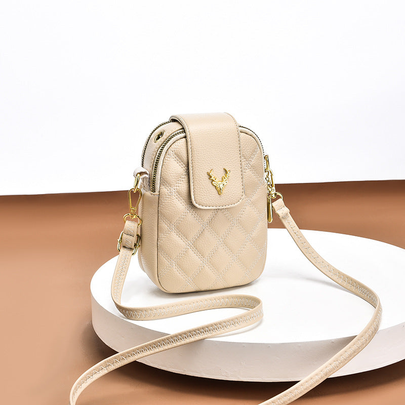 ELOAL Stylish Compact Crossbody Bag for Mobile Phones