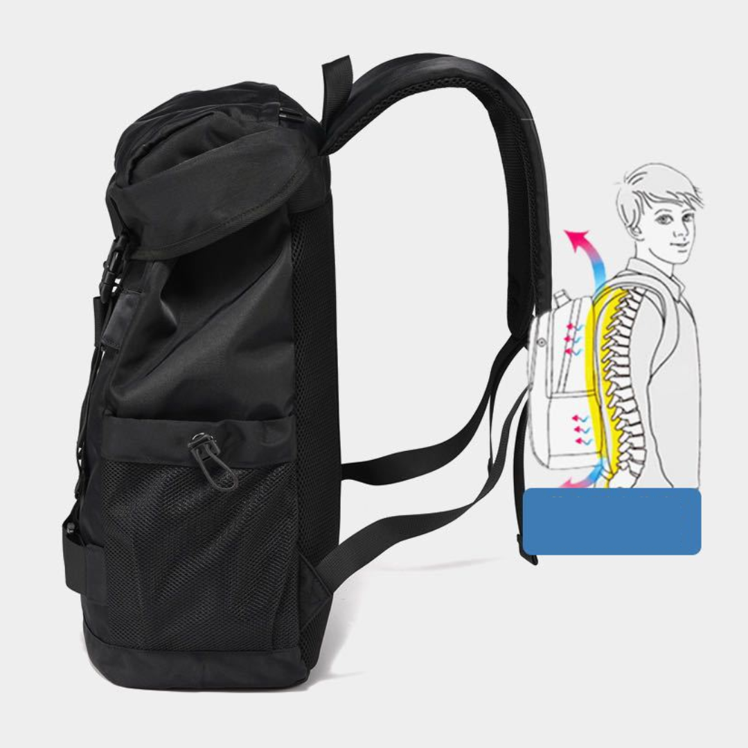 ELOAL Stylish Men's Casual Travel Backpack - Large Capacity Oxford Cloth