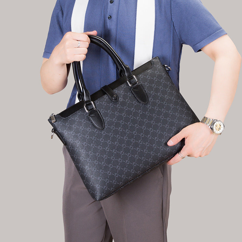 ELOAL Elegant Horizontal Laptop Bag for Business Professionals