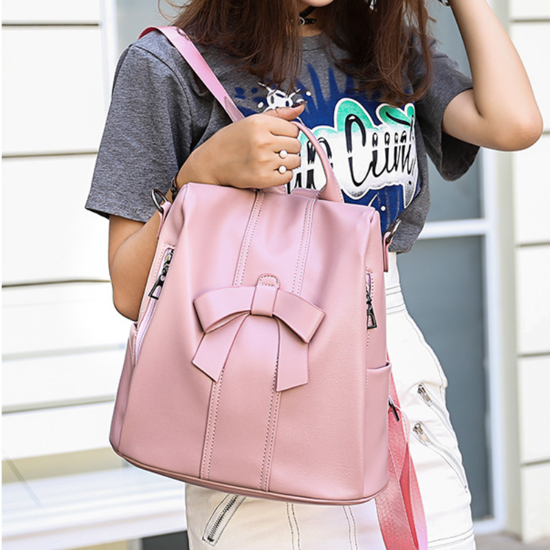ELOAL Stylish Fashion Backpack with Bow for Trendy Women