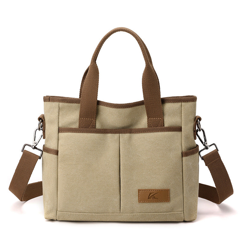 ELOAL Stylish Canvas Messenger Bag for Women