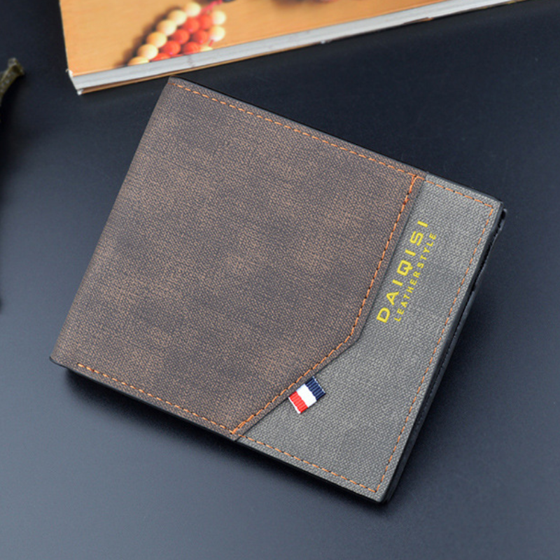 ELOAL Stylish Men's Fashion Wallet in Contrast Colors