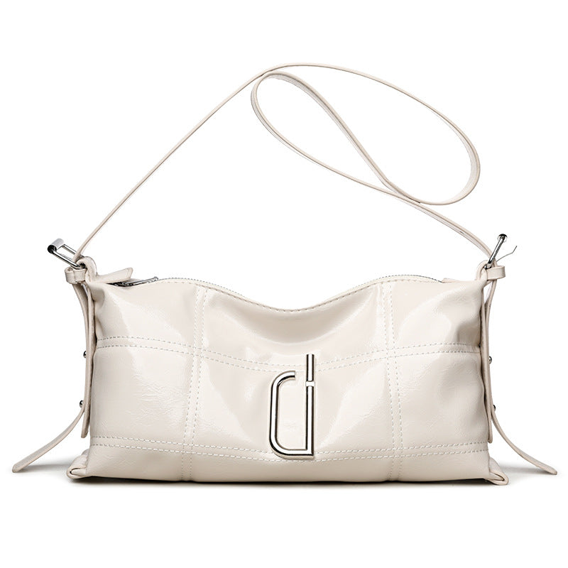 ELOAL Stylish Crackle Texture Shoulder Bag