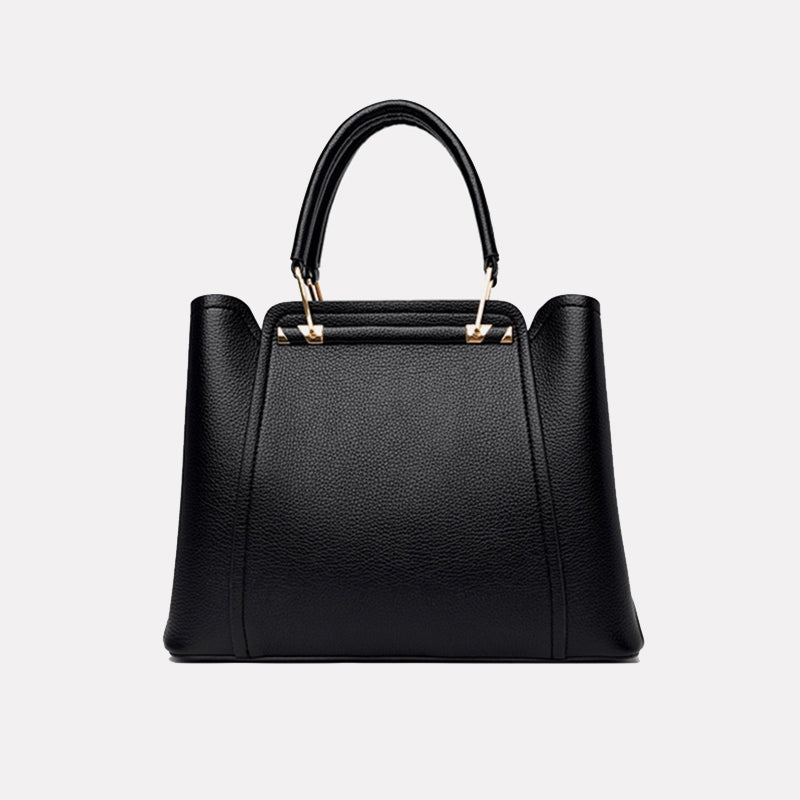 ELOAL Elegant Women's Soft Leather Tote Bag Luxury Designer