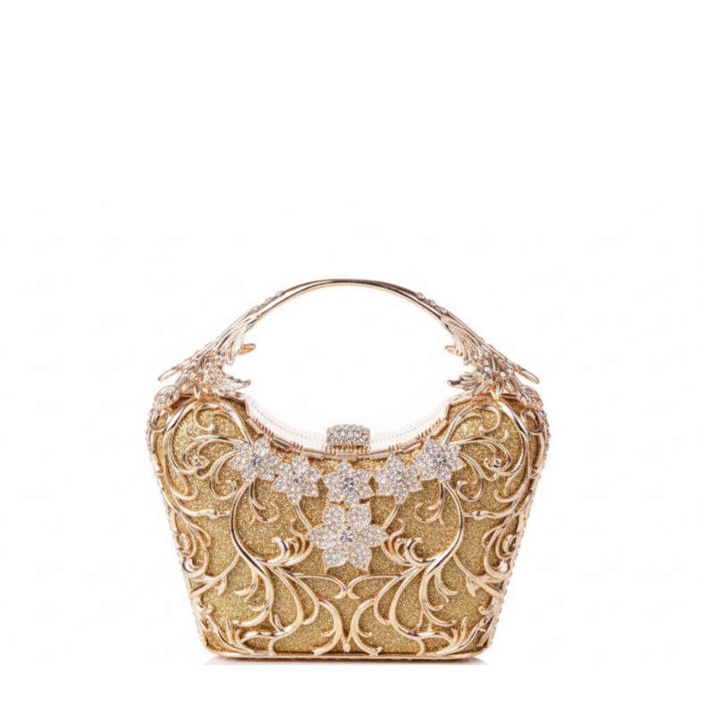 ELOAL Elegant Sparkle Clutch for Stylish Evening Events