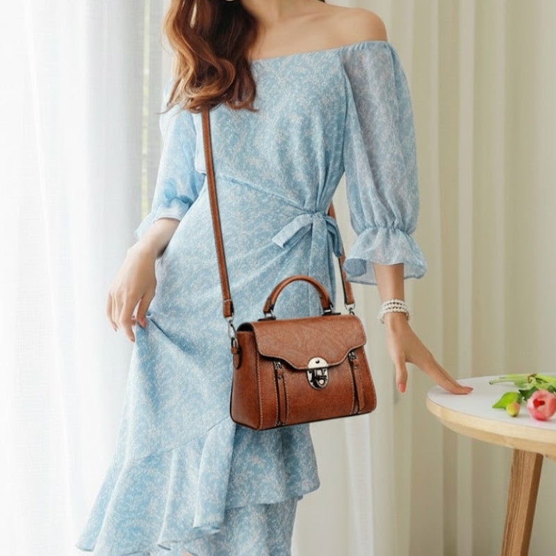 ELOAL Stylish Leather Crossbody Bag for Everyday Use