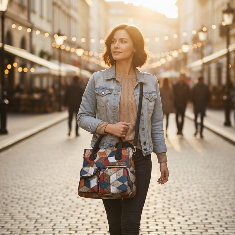 ELOAL Stylish Aesthetic Shoulder Bag for Trendy Fashion Lovers