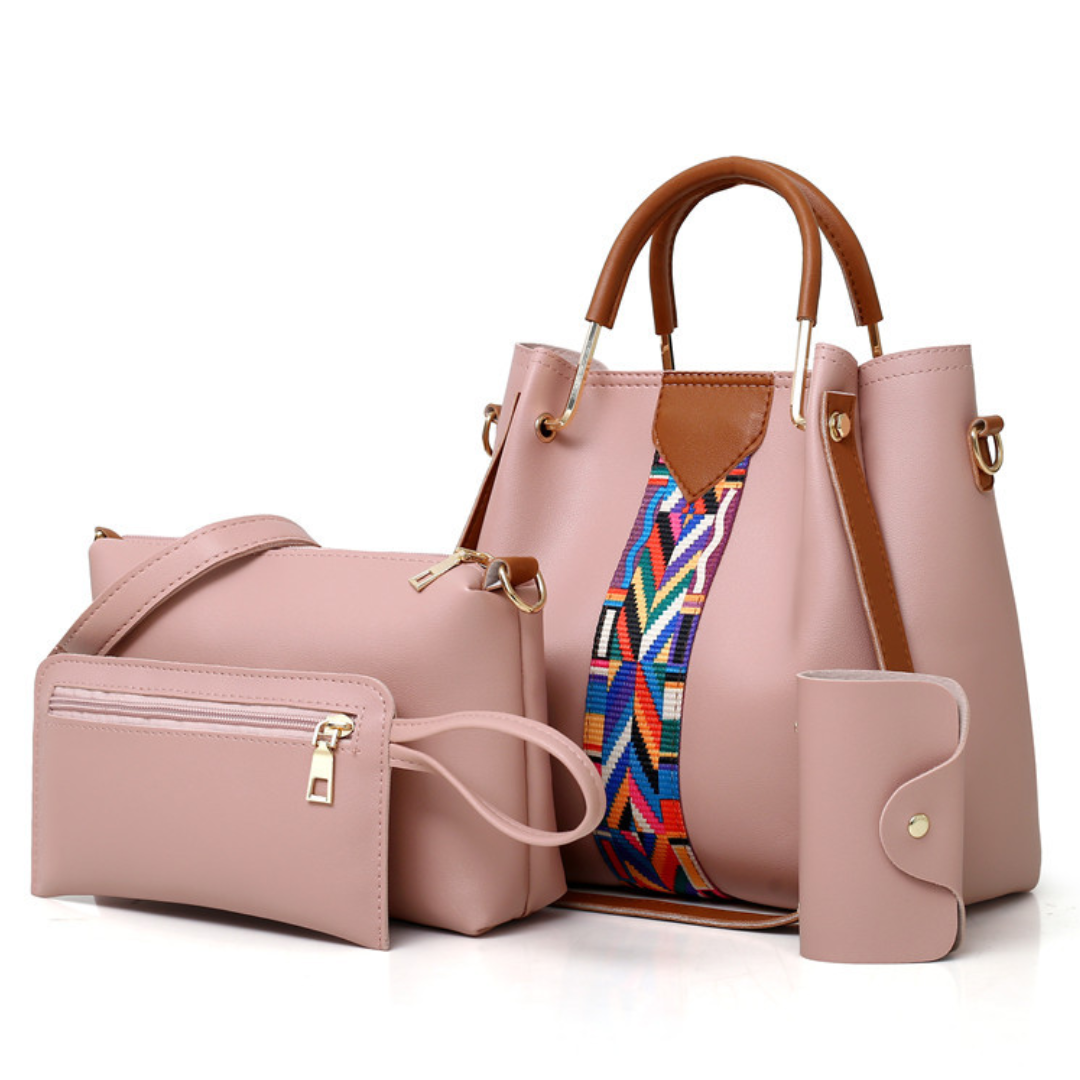 ELOAL Stylish Boston Bag Handbag Set for Women