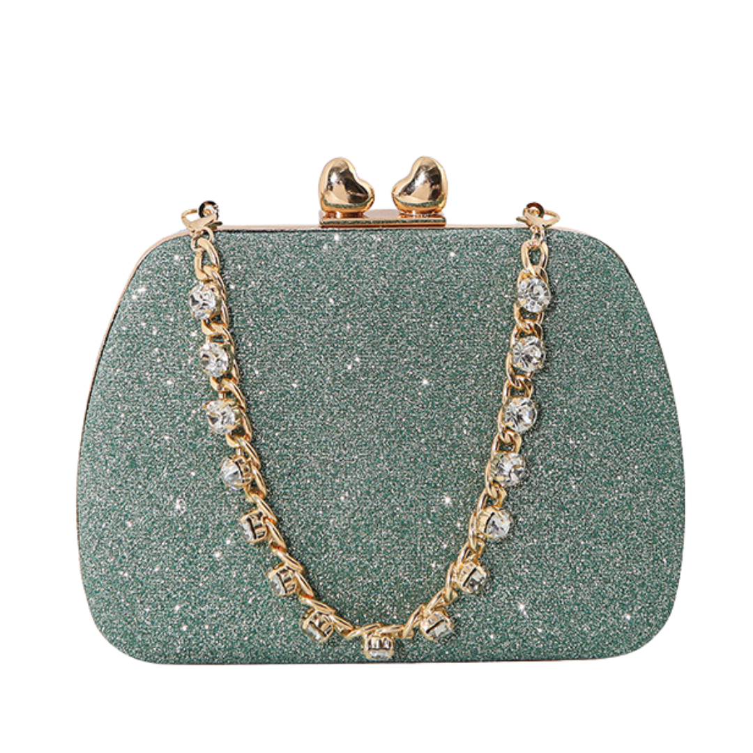 ELOAL Elegant Rhinestone Clutch for Stylish Evening Events
