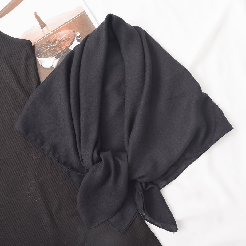 ELOAL Elegant Plain Scarf for Stylish Everyday Wear