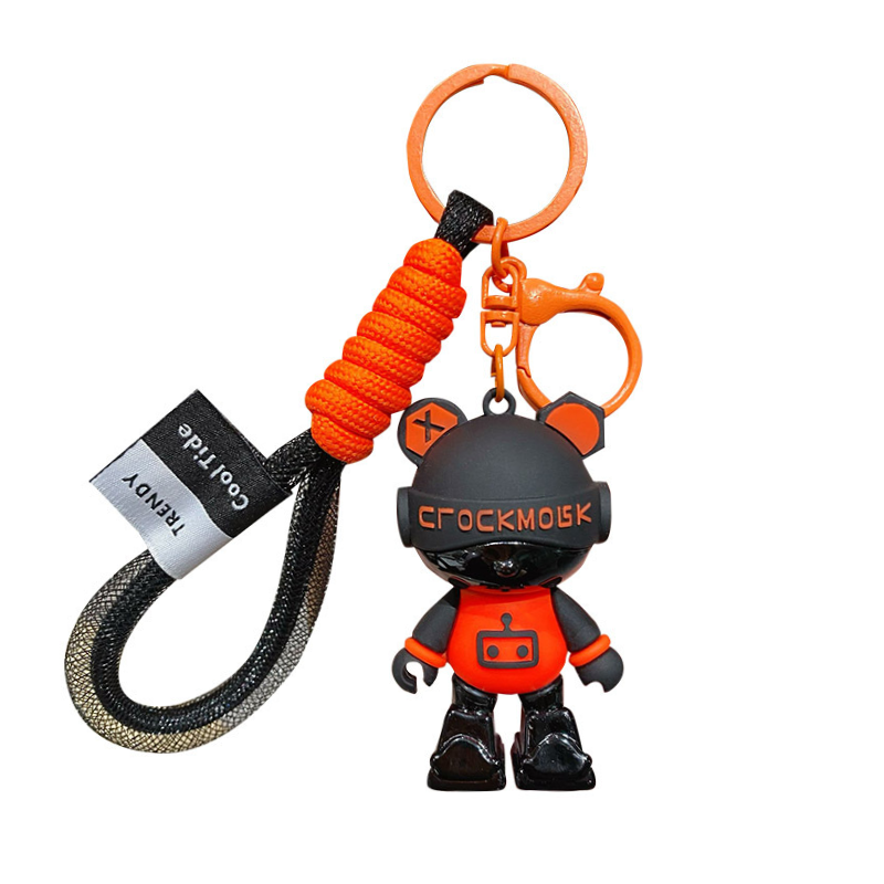 ELOAL Stylish Cyber Bear Bag Charm for Trendy Accessories