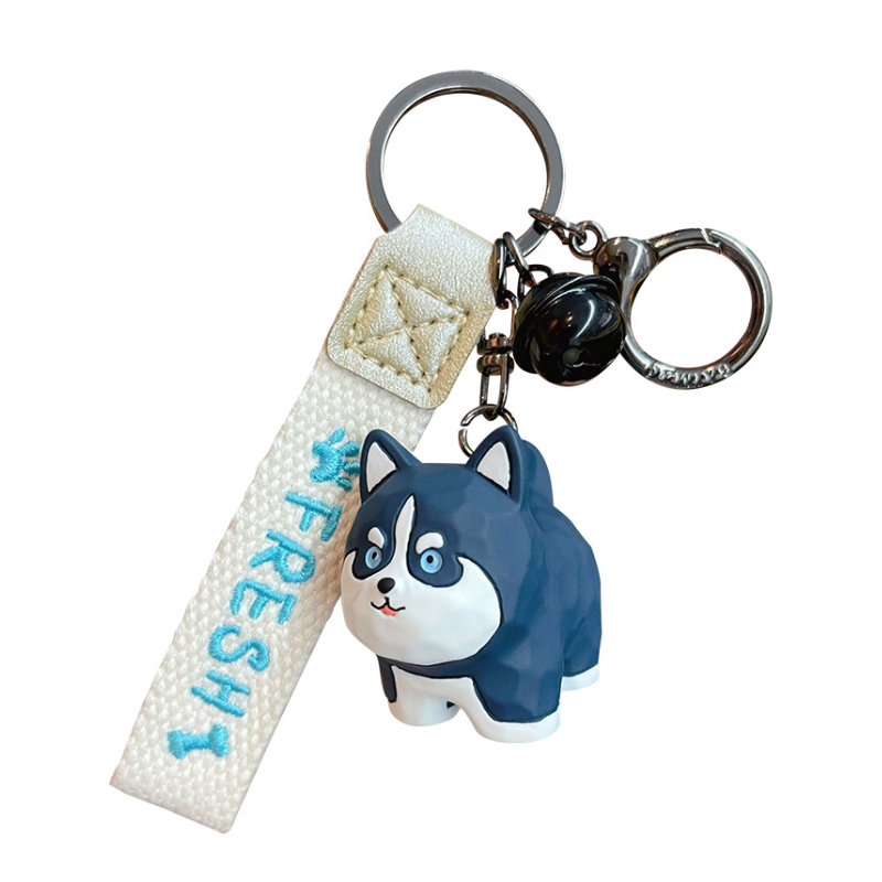 ELOAL Creative Husky Resin Bag Charm - Stylish Accessory for Bags
